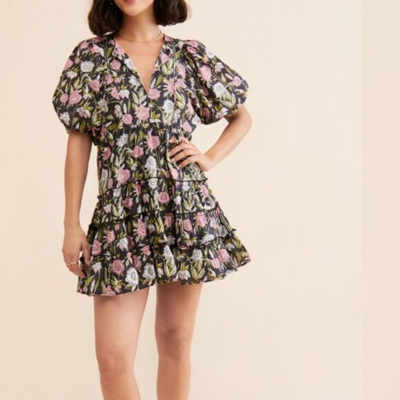 Saylor Carmella Floral Mini Dress size Large-kk3